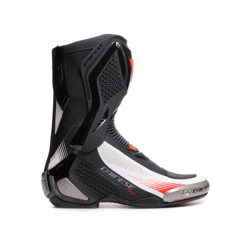 Dainese Torque 4 AIr Boots Black/White/Red-Fluorescent Size - 38