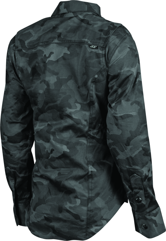 Speed and Strength Speed Society Armored Moto Shirt Camouflage Womens -XS