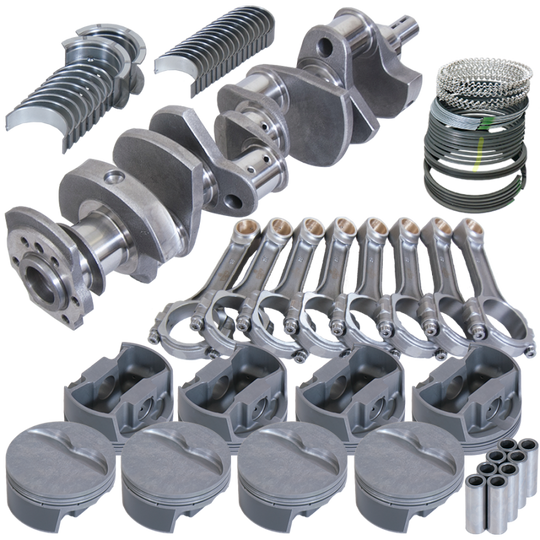 Eagle Chevy 350 3.750in Crank 6.000in I-Beam Rods -5cc Flat Top 4.060in Pistons Rotating Assembly