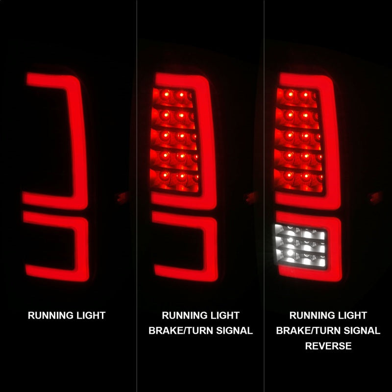 ANZO 2014-2021 Toyota Tundra LED Taillights Black Housing/Smoke Lens