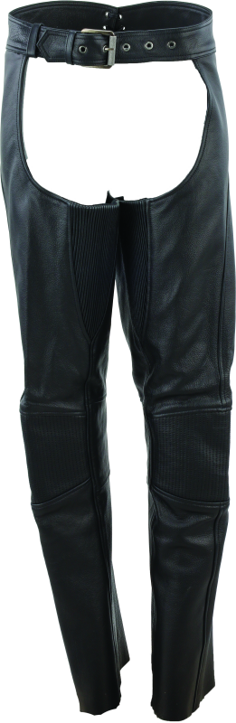 River Road Sierra Leather Chaps Black Womens - Small