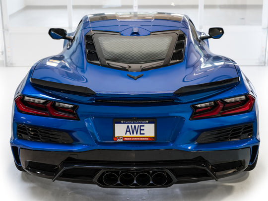 AWE Tuning 2023 C8 Corvette Z06 SwitchPath Cat-Back Exhaust - Diamond Black Tips