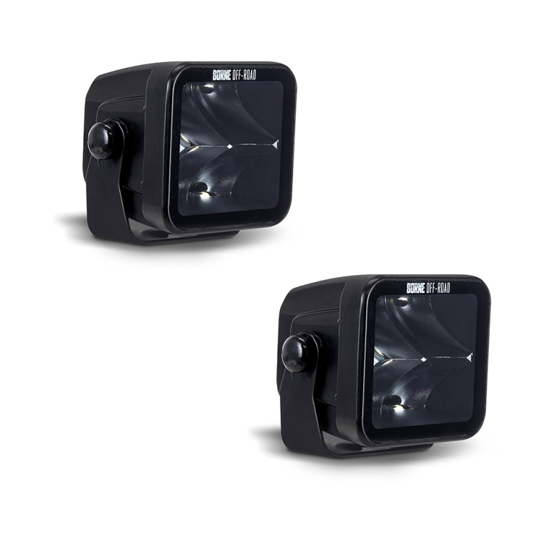 Borne Off-Road Light Pods (Kit of 2) 3x3 Spot