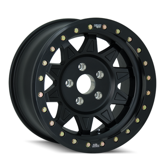 Dirty Life 9302 Roadkill 17x9/5x127 BP/-38mm Offset/71.5mm Hub Matte Black Wheel - Beadlock
