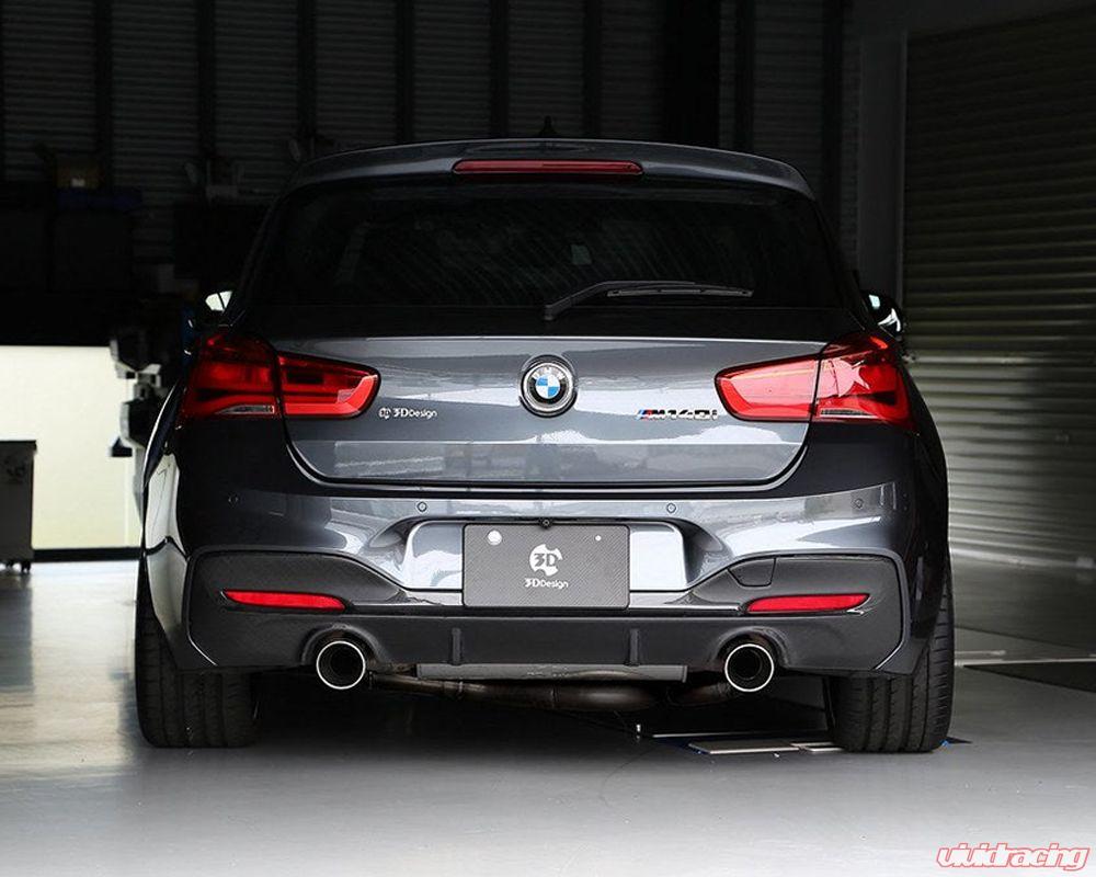 3D Design 1 Series F20 LCI M-Sport M140i Rear Diffuser 2-tip