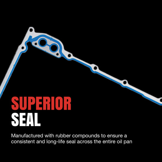 Fel-Pro Pontiac Grand Am OS 30678 R Engine Oil Pan Gasket Set PermaDry Molded Rubber