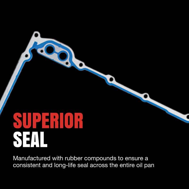 Fel-Pro Saab 900 OS 30659 Engine Oil Pan Gasket Set High-Temperature Rubber-Coated Fiber