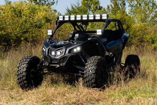 Diode Dynamics 17-24 Can-Am Maverick X3 SS5 Sport CrossLink Roof Lightbar Kit - Yellow Combo