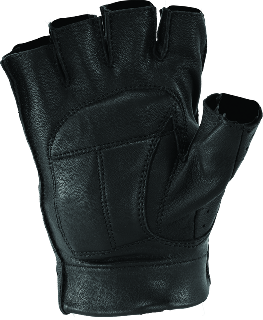 Kuryakyn Leather By River Road Tucson Shorty Gloves Black - Small