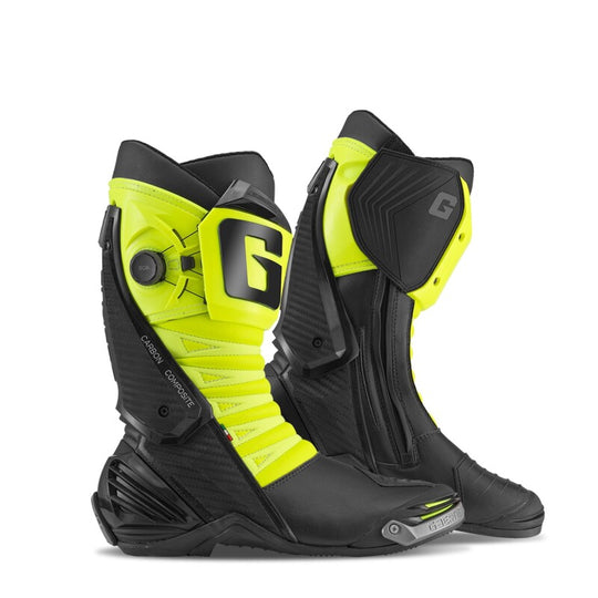 Gaerne GP1 LS Boot Black/Fluorescent Yellow Size - 9.5