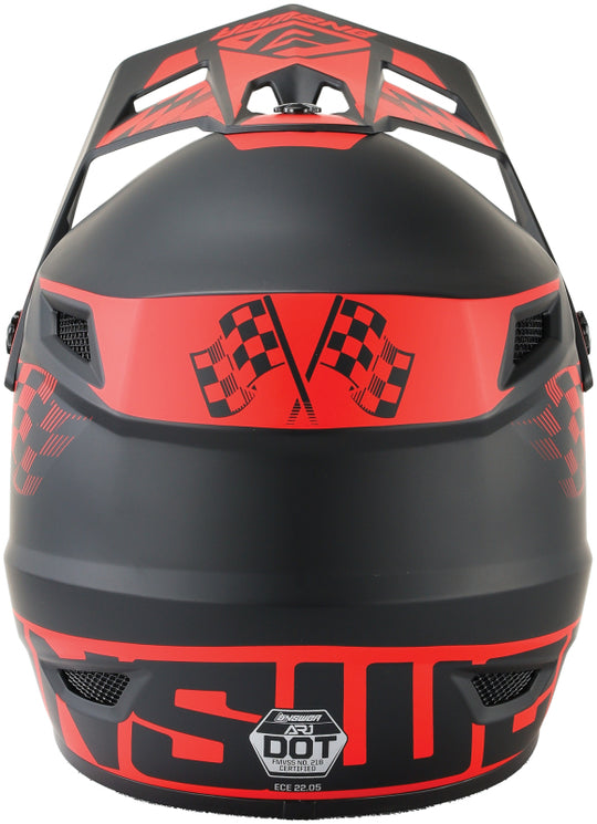 Answer AR1 Sweep Helmet Black/Red - XS