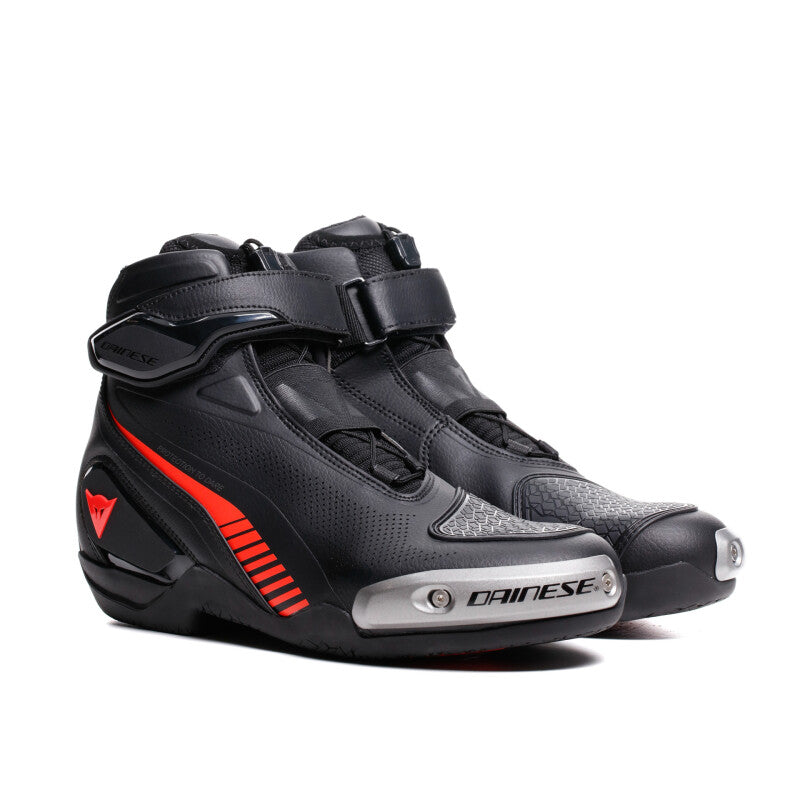 Dainese Superya Shoes Black/Red Fluorescent Size - 38