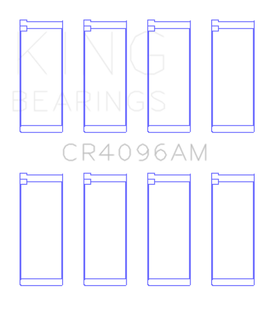 King Engine Bearings Mazda Fe/G6/F8 (Size +0.25mm) Connecting Rod Bearing Set