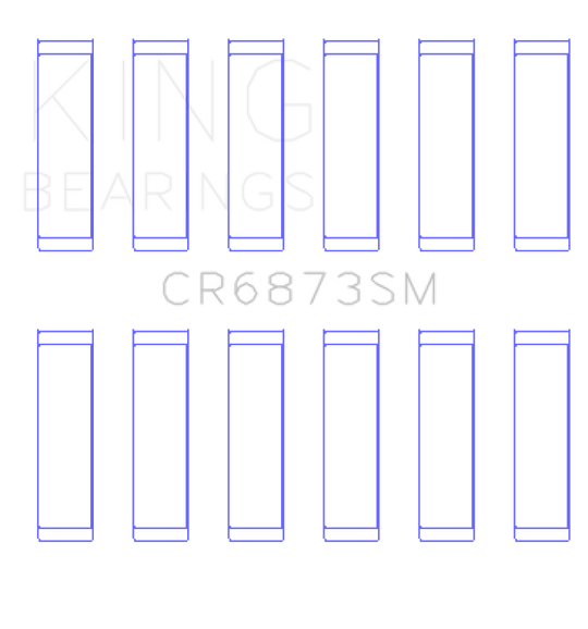 King Engine Bearings Toyota 2Gr-Fe/3Gr-Fe (Size +0.25mm) Connecting Rod Bearing Set