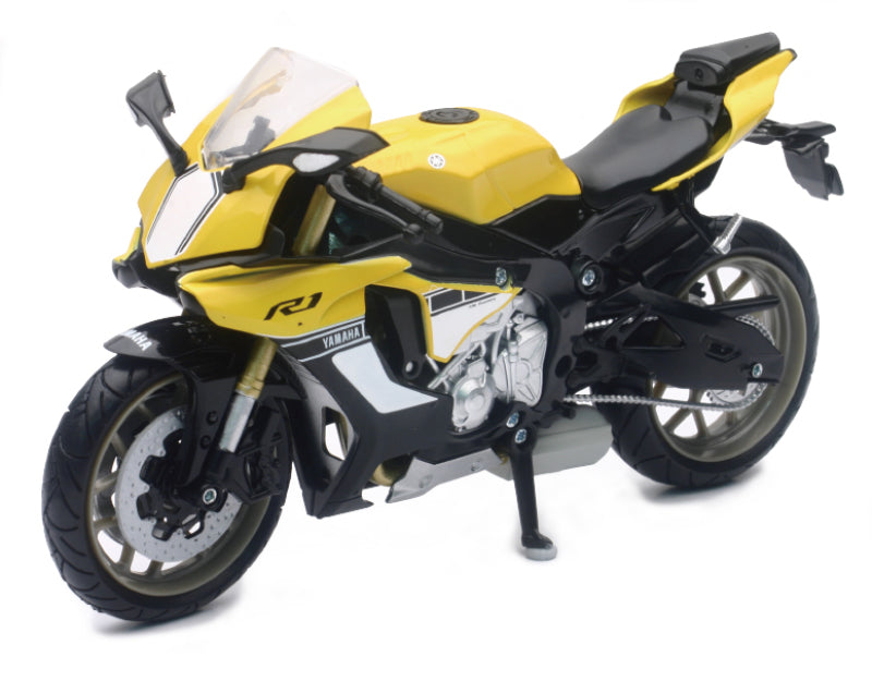 New Ray Toys Yamaha YZF-R1 Street Bike (Yellow)/ 1:12