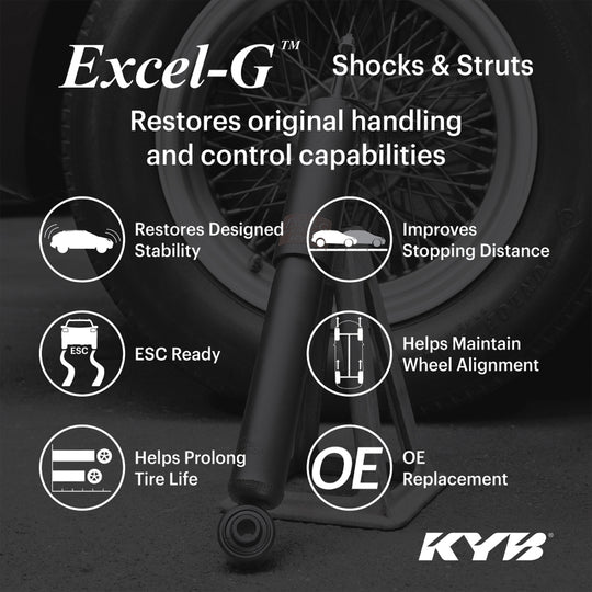 KYB 21-23 Hyundai Santa Fe (Exc. Hybrid) / Kia Sorento w/ 2.5L Excel-G Gas Shock - Rear