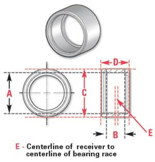 SPC Performance ROUND BRG RECVR .8125