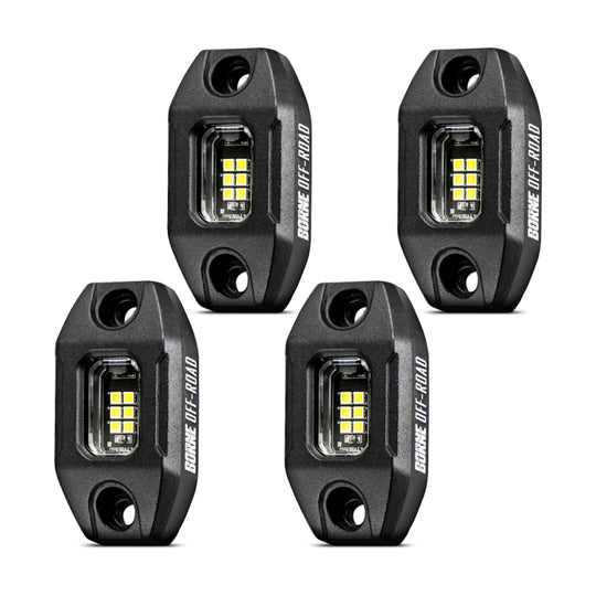 Borne Off-Road Rock Light (Kit of 4) Long Harness