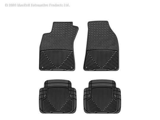 WT Rubber Mats - Rear - Blk