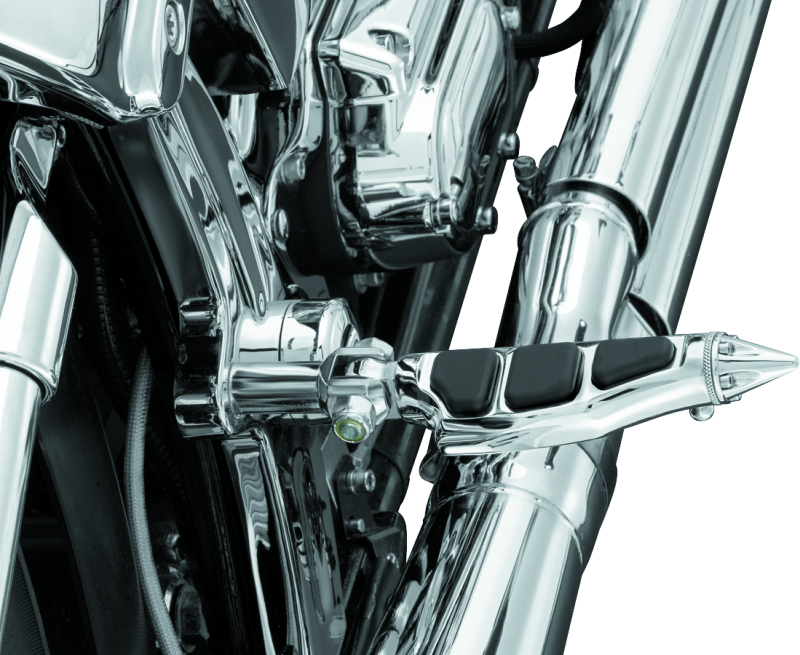 Kuryakyn Stiletto Pegs With Male Mount Chrome