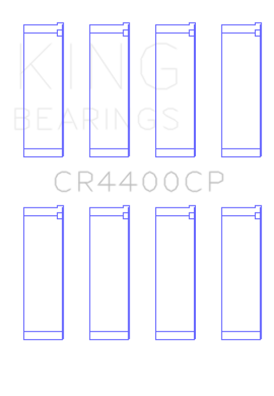 King Engine Bearings Honda R16A/R18A 2006- Current (Size +0.25mm) Connecting Rod Bearing Set