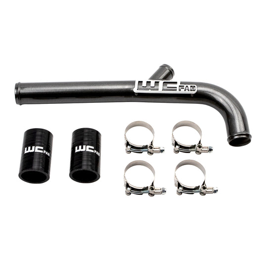 Wehrli 13-15 6.7L Cummins Upper Coolant Pipe Dual Radiator - Brizzle Blue