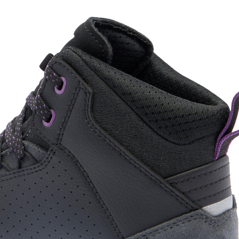 Dainese Suburb D-WP Air Shoes Womens Black/White/Metal Purple Size - 36