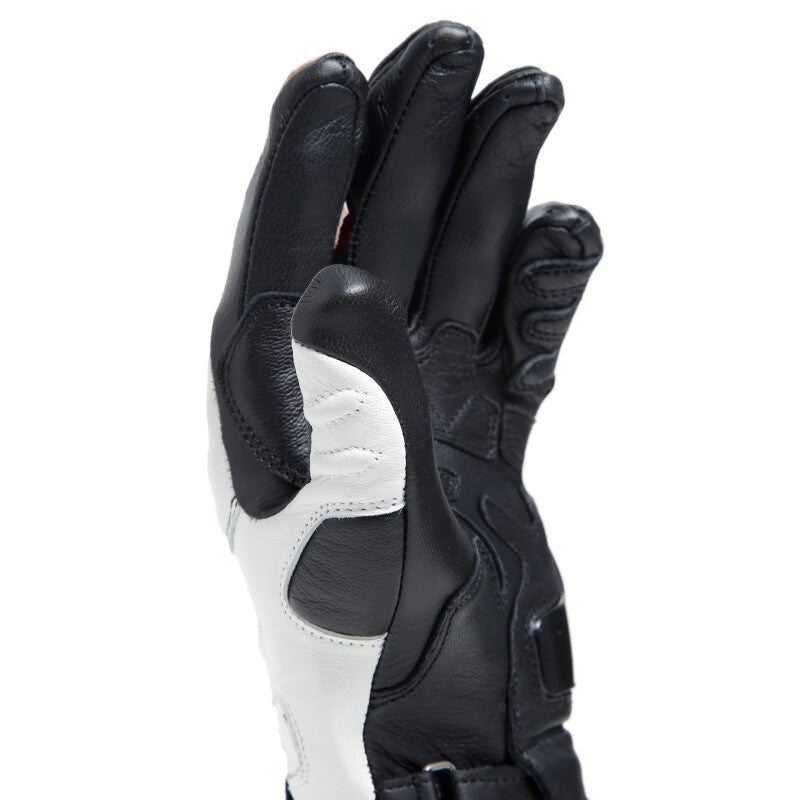 Dainese Carbon 4 Long Lady Leather Gloves - Black/White/Red - Large