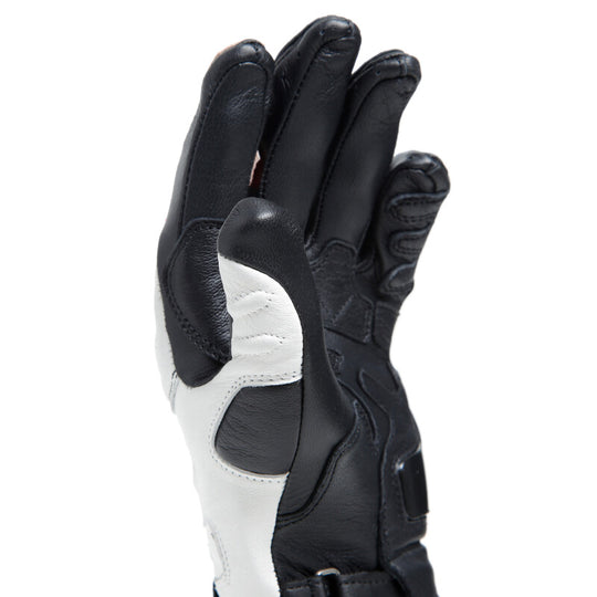 Dainese Carbon 4 Long Lady Leather Gloves - Black/White/Red - Small