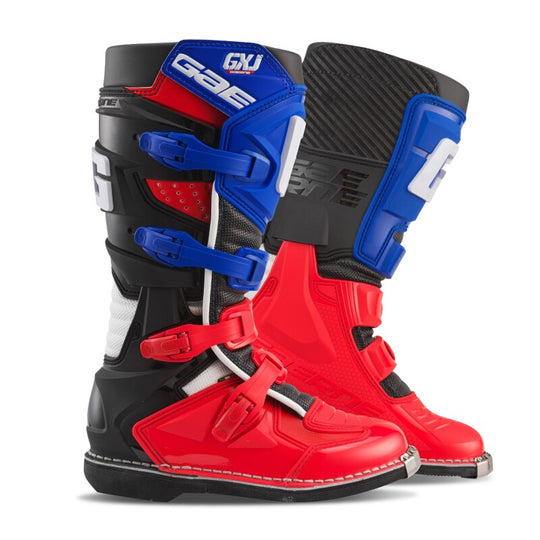 Gaerne GXJ Boot Red/White/Blue Size - Youth 5