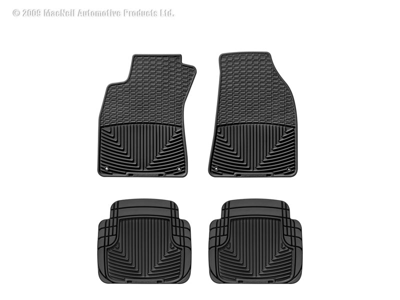 WT Rubber Mats - Rear - Blk