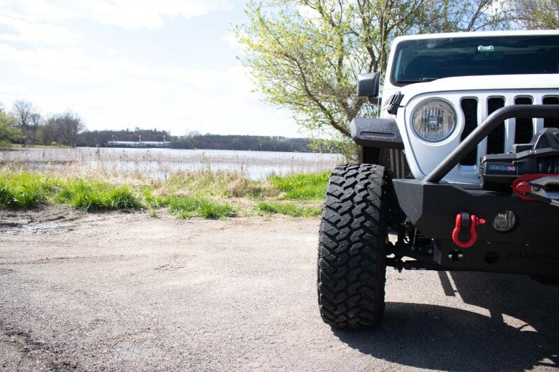 Fishbone Offroad 2018+ Jeep Wrangler JL/JLU/2020+ Gladiator JT  Alum Front Fender Flares  - Black