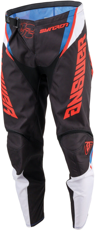 Answer 25 Syncron Envenom Pants Red/White/Blue Youth Size - 24