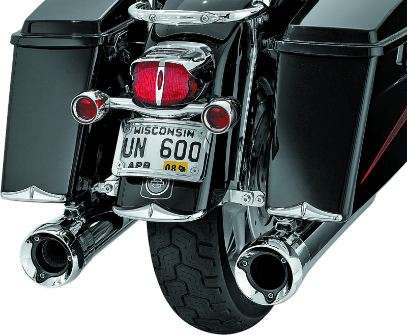 Kuryakyn Rear Fender Or Saddlebag Accent Tips Chrome (Pair)