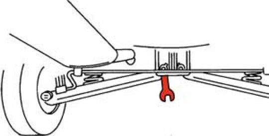 SPC Performance REAR TOE WRENCH