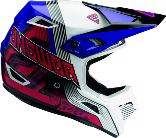 Answer AR1 Vendetta Helmet Red/White/Purple - XS