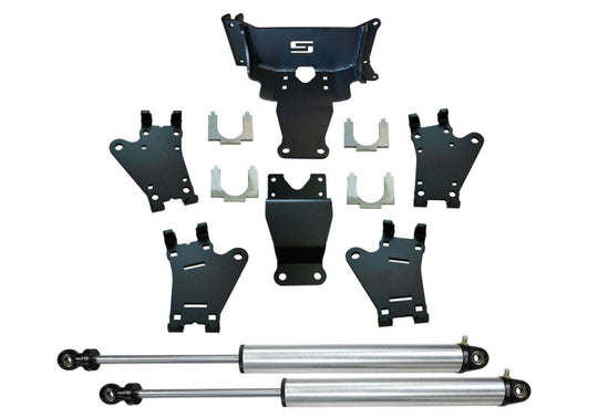 Superlift 17-24 Ford F450/F550 Super Duty 4WD Dual Steering Stabilizer Kit w/Radflo Cylinders