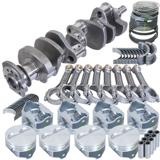 Eagle Chevy 350 2Pc 3.750in Crank 5.700in I-Beam Rod -5cc Flat Top 4.030in Pistons Balanced Assembly