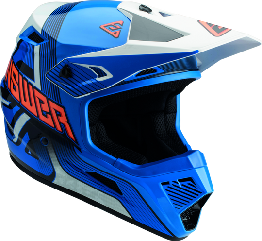 Answer AR1 Vendetta Helmet Blue/White/Orange - XS