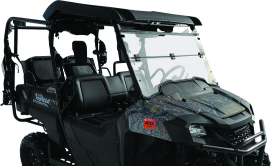 QuadBoss 14-22 Honda SXS700 Pioneer 700 Windbreak Folding Windshield