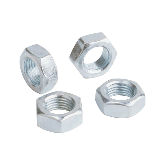 QA1 Jam Nut - 7/16-20 Left Hand - 11/16in Hex 1/4in Wide - Steel - 6 Pack