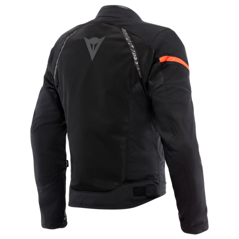 Dainese Air Frame 3 Tex Jacket Black/Black/Red Fluorescent Size - 44