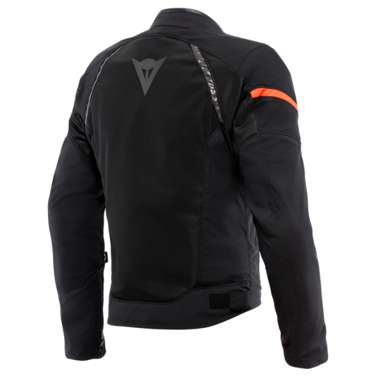 Dainese Air Frame 3 Tex Jacket Black/Black/Red Fluorescent Size - 44