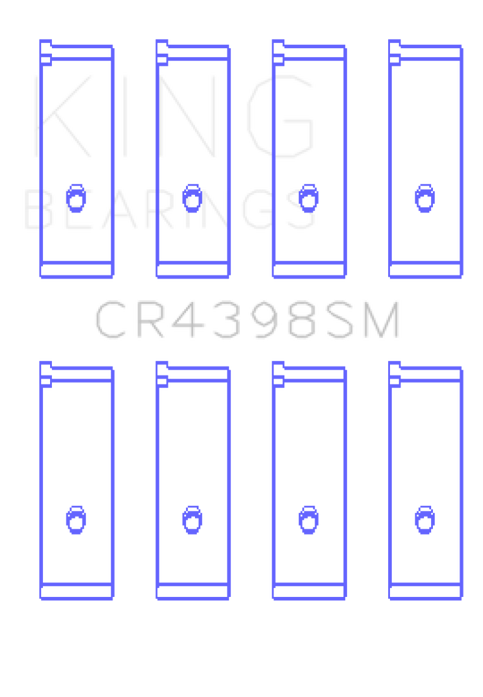 King Honda L13A4/L15A (Size 0.5) Connecting Rod Bearing Set