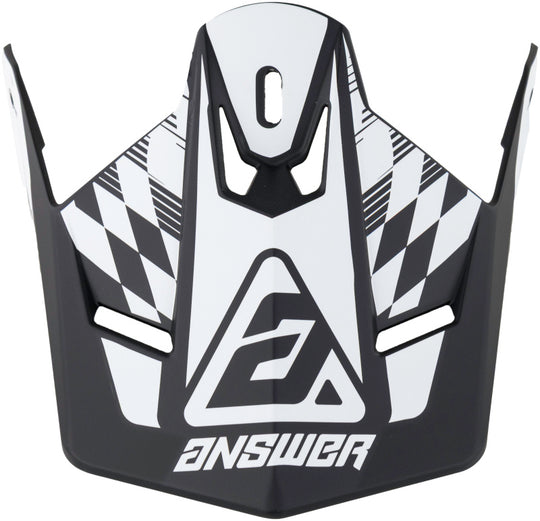 Answer AR1 Sweep Visor Black/White
