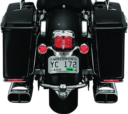 Kuryakyn Zombie Taillight Cover Chrome