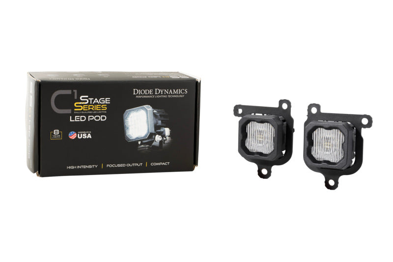 Diode Dynamics 21-24 Ford Bronco Sport SSC1 LED Fog Light Kit