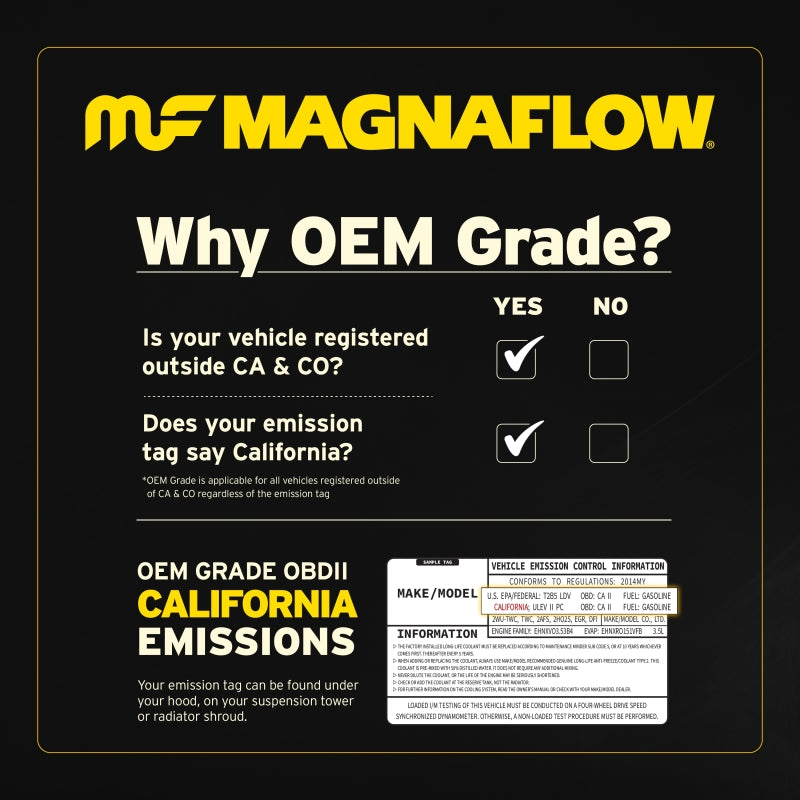 Magnaflow 03-06 Cayenne V8 4.5 OEM Underbody Direct Fit Converter