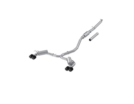 MBRP 22-24 Honda Civic/Sport Touring 1.5L T304 SS Cat-Back Exhaust 2.5in Dual Split Rear w/ CF Tips