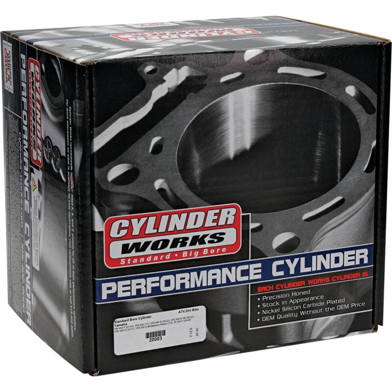 Cylinder Works 07-15 WR 450 F/2017 YFZ 450/09-24 YFZ 450 R Standard Bore Cylinder